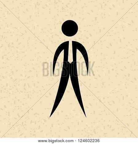 human figure design, vector illustration eps10 graphic