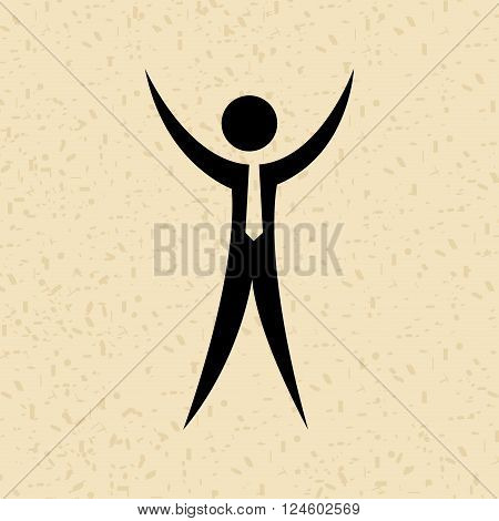 human figure design, vector illustration eps10 graphic