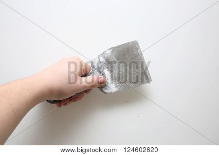 Man Hold In The Hand Tools