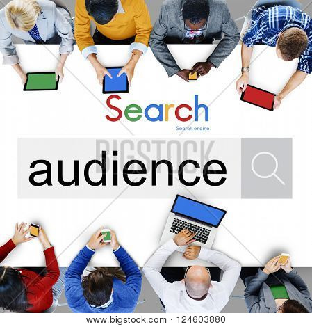 Audience Crowd Clientele Turnout Concept