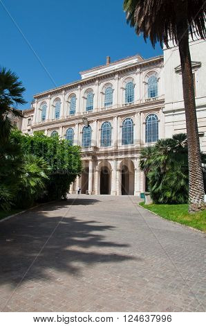 The Galleria Nazionale d'Arte Antica. Rome Italy.