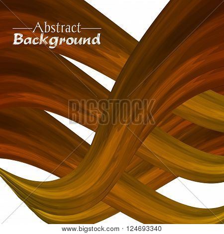 Creative abstract background for your design. Vector illustration. Brown and golden colors
