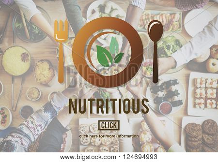 Nutritious Eating Food Health Nourishment Diet Concept