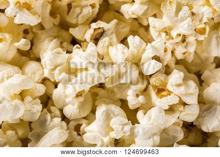 Freshly Made Popcorn On A Table. Pipoca