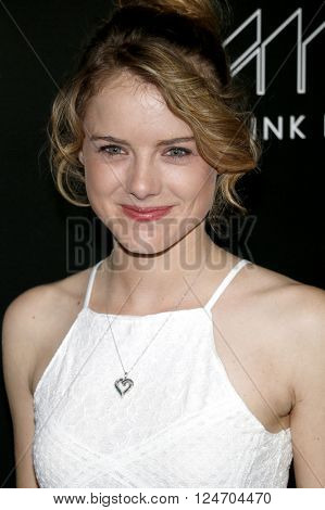 Laura Slade Wiggins at the Los Angeles premiere of 'The Night Manager' held at the DGA Theater in Hollywood, USA on April 5, 2016.