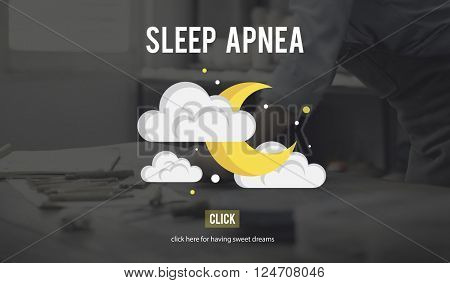 Sleep Apnea Snorer Insomnia Breathing Concept
