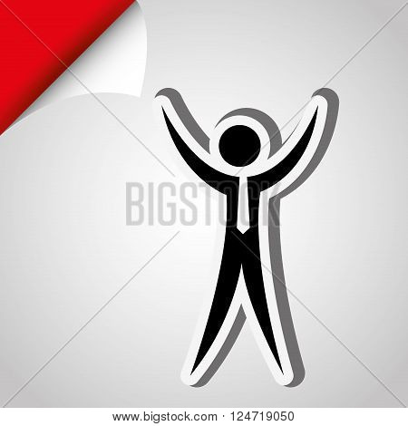 human figure design, vector illustration eps10 graphic