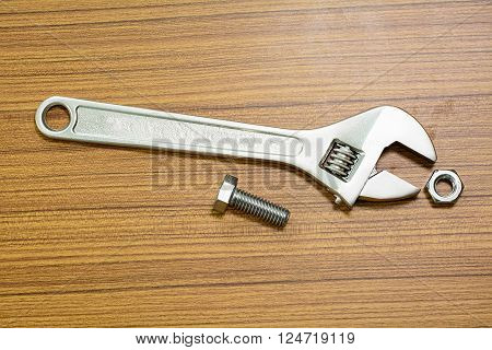 Wrench & Hex Bolt & Hex Nut