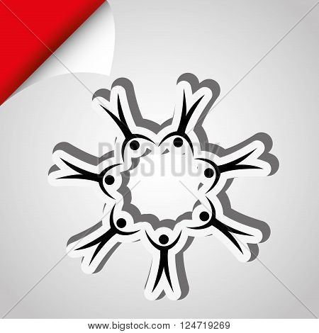 human figure design, vector illustration eps10 graphic