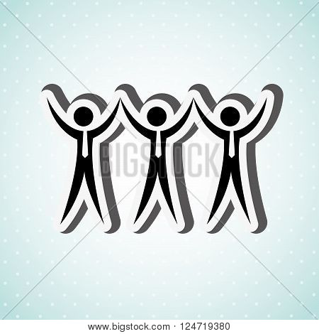 human figure design, vector illustration eps10 graphic
