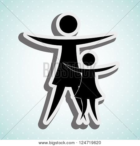 human figure design, vector illustration eps10 graphic
