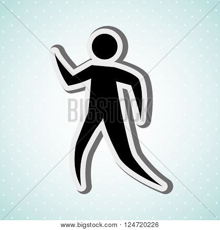 human figure design, vector illustration eps10 graphic