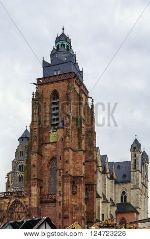 Wetzlar Cathedral is a large church in the town of Wetzlar Germany. Construction began in 1230 and is still unfinished