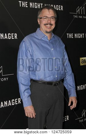 LOS ANGELES - APR 5:  Vince Gilligan at the The Night Manager AMC Premiere Screening at the Directors Guild of America on April 5, 2016 in Los Angeles, CA