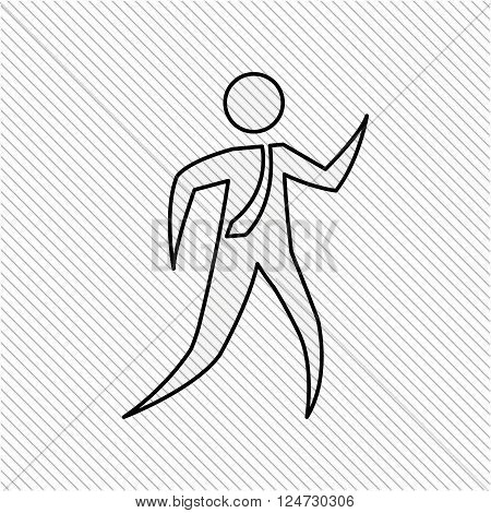 human figure design, vector illustration eps10 graphic