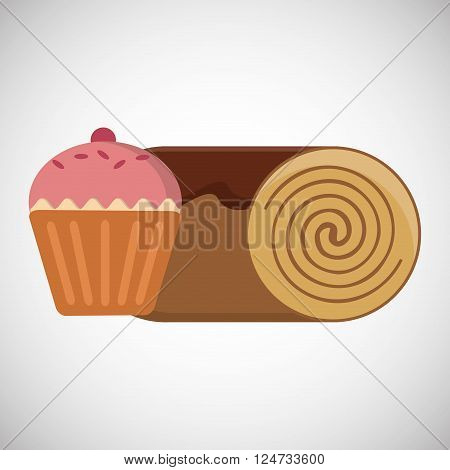 Bakery concept with bread icon design, vector illustration 10 eps graphic.