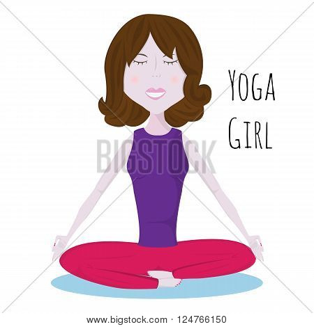 Girl practicing yoga in the lotus position. Yoga Poses. Chakra Yoga. Relax. Meditation. Healthy lifestyle. Yogi. Lotus Pose. Yoga class. Yoga couple.