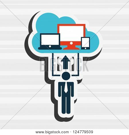 technology icon design, vector illustration eps10 graphic