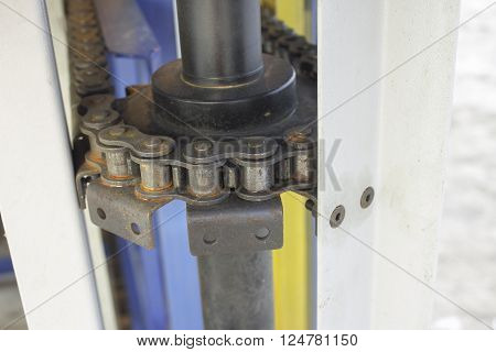 conveyor chain line in technology  line machine