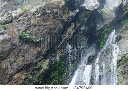 Waterfall Is Big In Forest