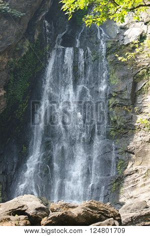 Waterfall Is Big In Forest