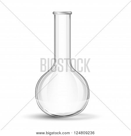 illustration of laboratory apparatus isolated on a white background