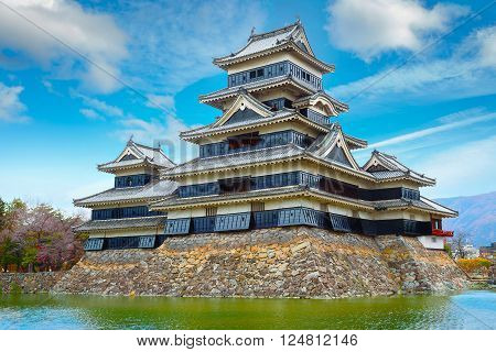 Matsumoto Castle in Matsumoto City Nagano Japan