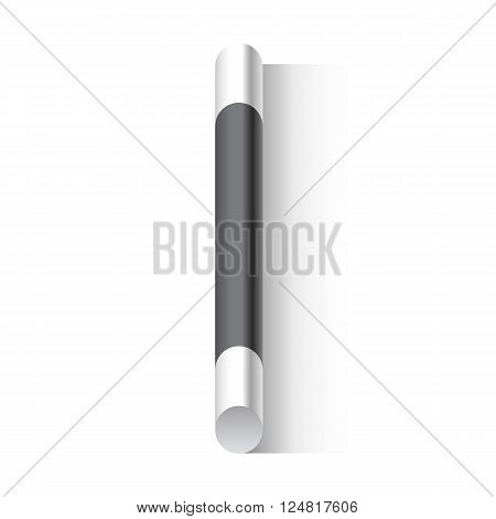 Vector Magic Wand Relistic icon. Real Magic wand on white background.