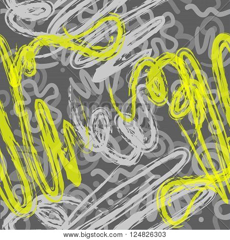 abstract background pattern with different elements brushstroke