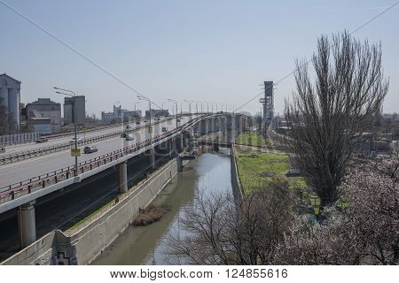 ROSTOV-ON-DON RUSSIA- APRIL 05- View of the avenue Sivers on April 05; 2016 in Rostov-on-Don