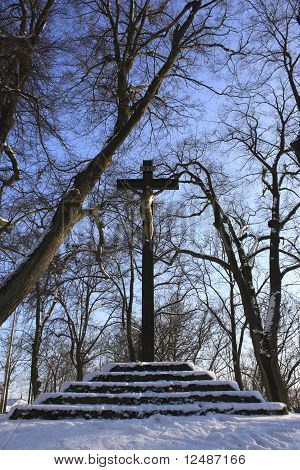 Kreuz in winter