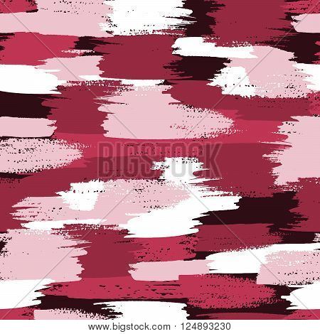 Vector military camouflage pattern.Fashion red color camouflage.