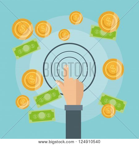 Payment online concept with icon design, vector illustration 10 eps graphic.