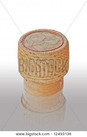 The box of sticky rice.