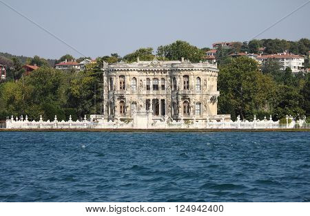Kucuksu Pavilion built by Sultan Abdulmecit in Istanbul, Turkey