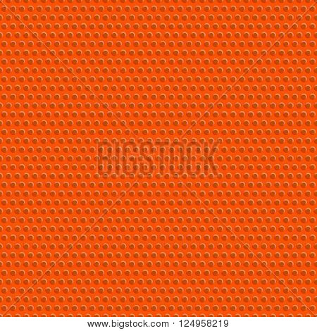 Texture and seamless pattern of basketball ball. Sports background. Stock vector illustration.