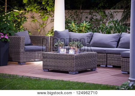 Luxurious Rattan Garden Furnitures