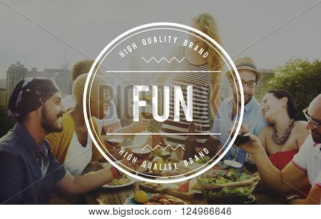 Fun Funny Happy Interesting Joyful Amusing Enjoy Concept