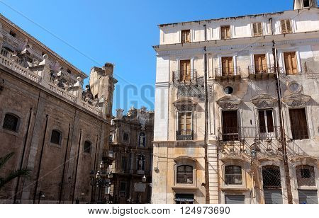 Buildings in the City of Palermo Sicily