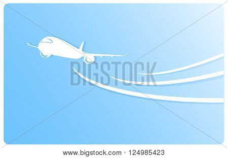 flights to vacation and air ticket - vecrot illustration
