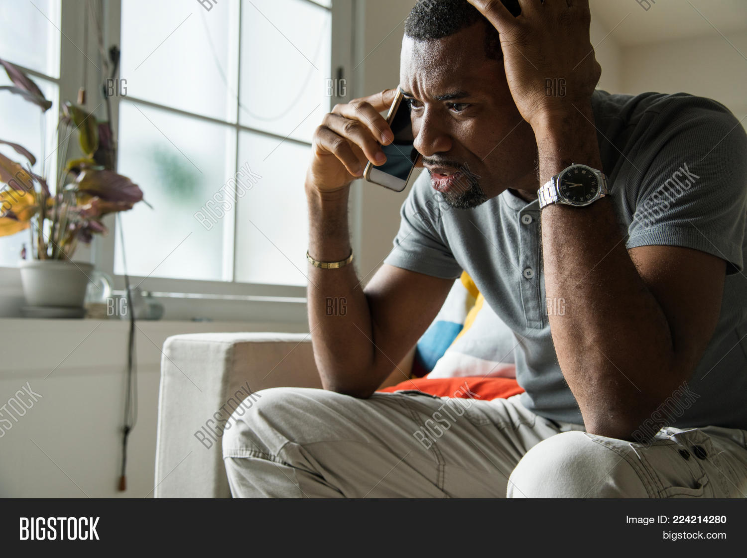 Black Guy Talking Image Photo Free Trial Bigstock