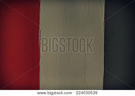 Wall with lines, detail of decoration in the city, textured background.