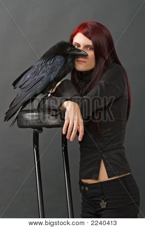 Krásná čarodějka s Raven