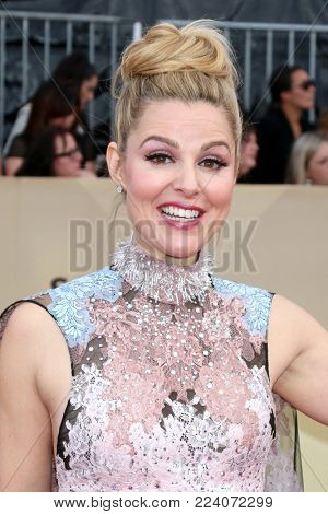 LOS ANGELES - JAN 21:  Cara Buono at the 24th Screen Actors Guild Awards - Press Room at Shrine Auditorium on January 21, 2018 in Los Angeles, CA