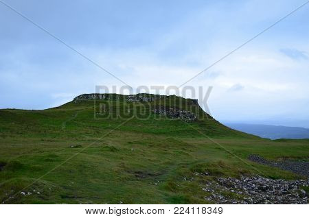 Nature photo of the lush landscapw in Scotland