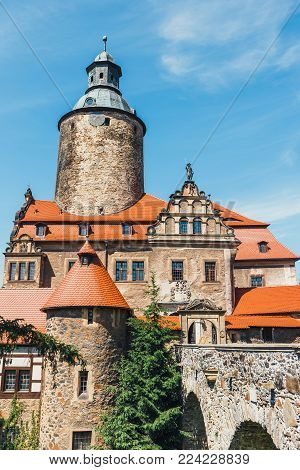 Czocha castle, defensive castle in the village of Czocha in southwestern Poland
