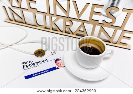 Petro Poroshenko And Christine Lagarde