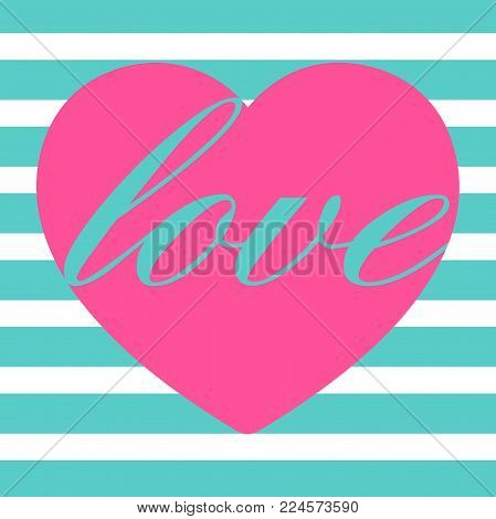 Glittering red heart shape isolated on white. Vector illustration, background, design element, patch for Valentine cards, wedding invitations, apparel and other business cards