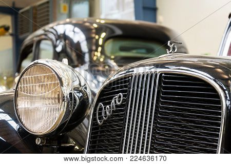 Prague, Czech Republic - November 10: Car Aero 50 Hp From Year 1939 Stands In National Technical Mus
