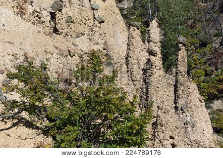 Amazing Autumn Landscape of Rock Formation Devil's town in Radan Mountain, Serbia